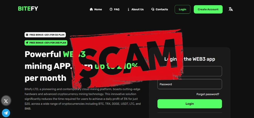 Unveiling the Cryptocurrency Scam at Bitefy: An In-Depth Analysis