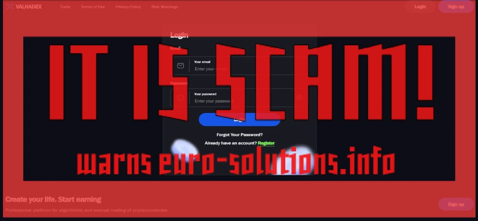 Valhadex Review: A Dangerous Cryptocurrency Scam to Avoid