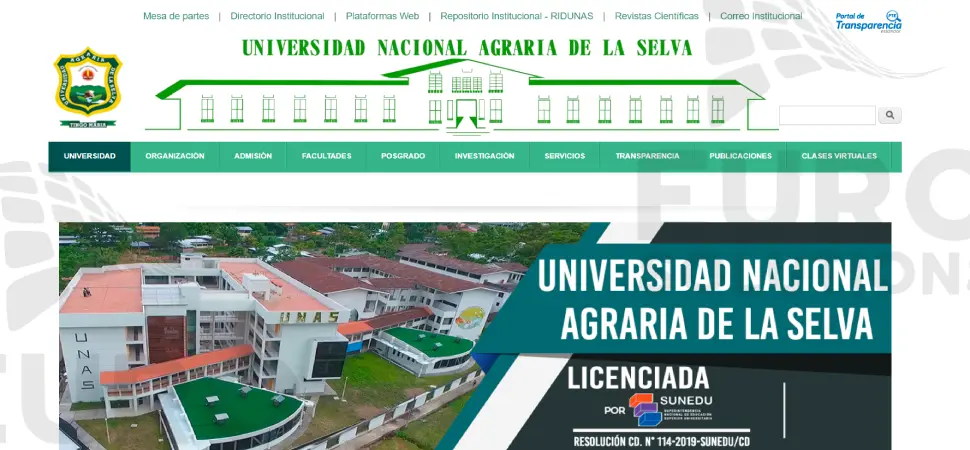 Universidad Nacional Agraria de la Selva's Online Portal review